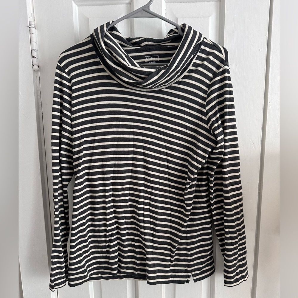 L.L.Bean | Scoop Neck Striped Top